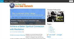Desktop Screenshot of live-god.com