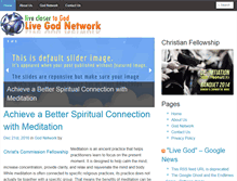 Tablet Screenshot of live-god.com